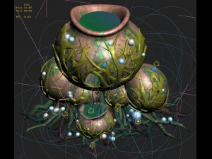 cartoon version - petrol spores 07 3D Model