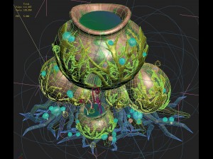 cartoon version - petrol spores 07 3D Model