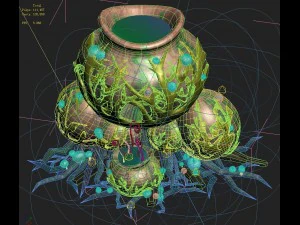 cartoon version - petrol spores 07 3D Model