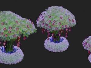 cartoon edition - fairy tree Model 3D