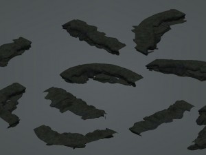 cartoon version - swamp 3D Model