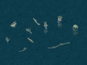 cartoon version - swamp skull 3D-Modell