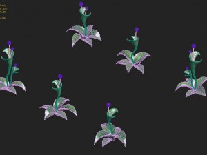 cartoon version - plant mysterious light 3D Model