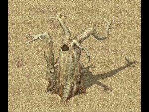 cartoon version - grudge bag tree 3D 模型