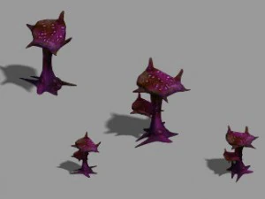 जादुई क्षेत्र - फूल 3D मॉडल