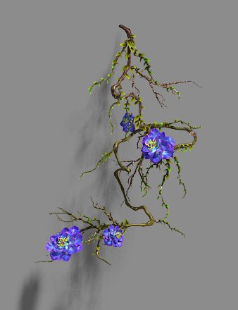 strange - flower 1 3D-Modell .c4d .max .obj .3ds .fbx .stl .blend 