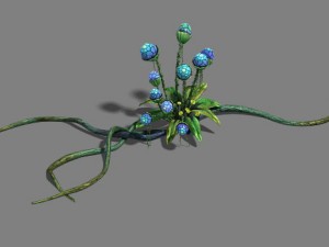 strange - flower 2 Model 3D