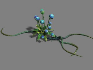 strange - flower 2 Modèle 3D