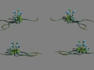 strange - flower 2 3D Model