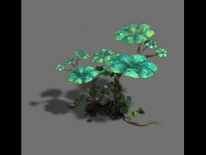 экзотика - цветок 3 3D Модель