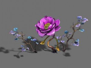 exotic - flower 3 Model 3D