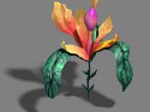 strange - flower 4 3D 模型
