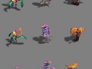 strange - flower 4 3D 模型