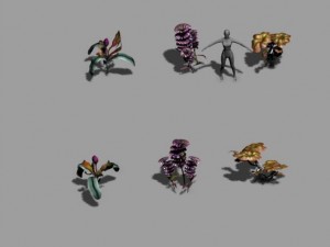 strange - flower 4 3D 模型