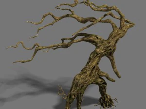 vreemd - dode boom 3D Model