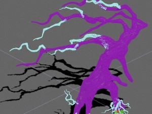 strange - dead tree 3D-Modell