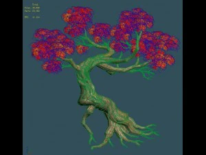 forest - maple tree 12 3D Model