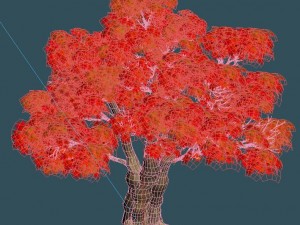 forest - maple tree 15 Modèle 3D