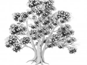 forest - maple trees 16 3D Model