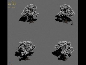 forest - tree 20 3D Modell