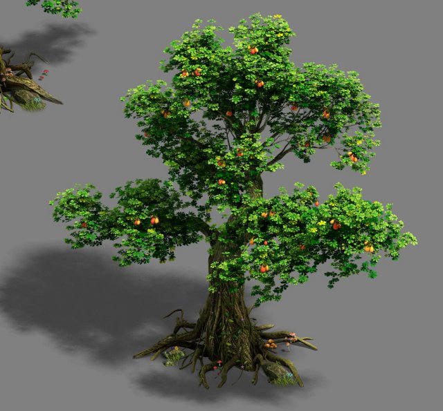 forest - tree 22 3D Model .c4d .max .obj .3ds .fbx .stl .blend 
