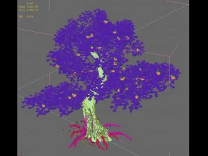 森 - 木 22 3Dモデル