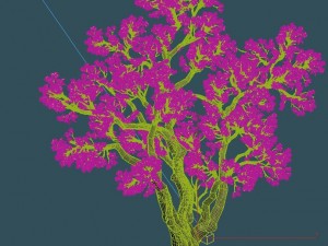 forest - peach tree 03 3Dモデル