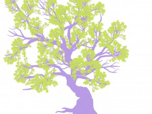 forest - peach tree 05 Modèle 3D