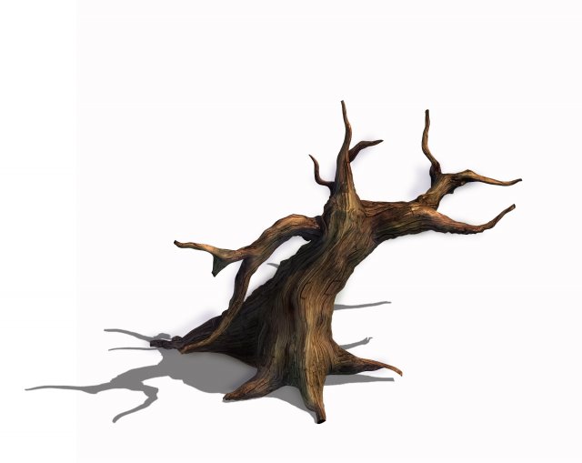 desert - dead tree 12 3D Model .c4d .max .obj .3ds .fbx .stl .blend 