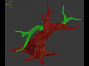 desert - dead tree 12 3D Model