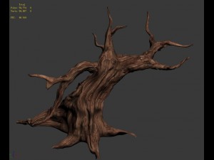 desert - dead tree 12 3D Model
