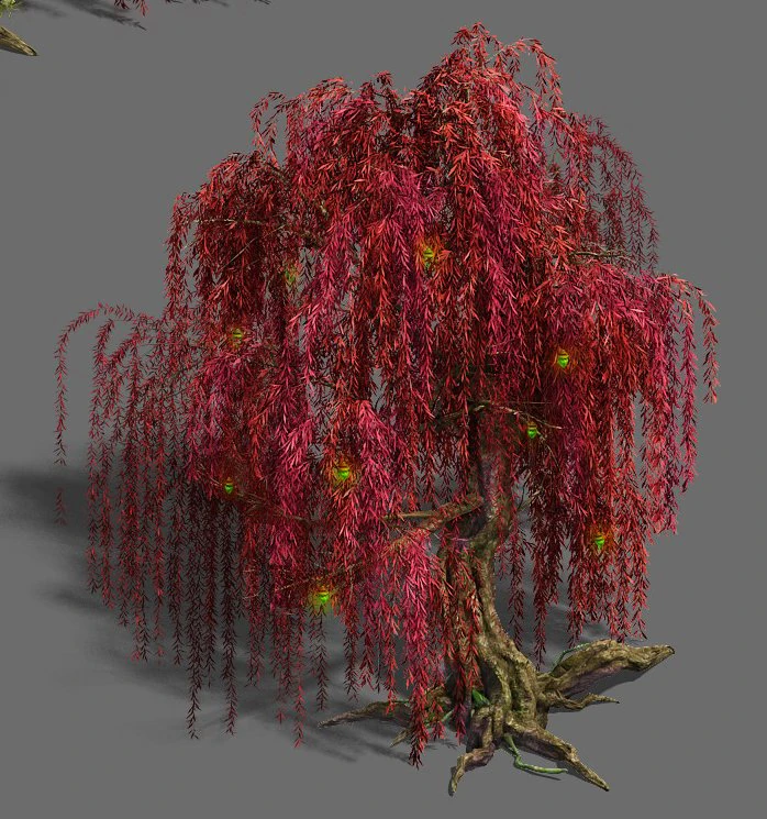 trees - biluo trees 01 3D Model .c4d .max .obj .3ds .fbx .stl .blend 