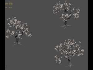 trees - flowers tree 3D Model