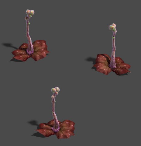 water cloud ze - plant - hail plant 3D Model .c4d .max .obj .3ds .fbx .stl .blend 