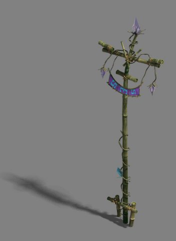 xinshoucun - flagpole 3D Model .c4d .max .obj .3ds .fbx .stl .blend 