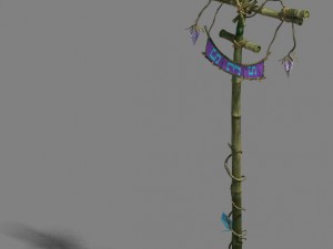 xinshoucun - flagpole 3D Model