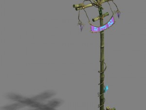 xinshoucun - flagpole 3D Model