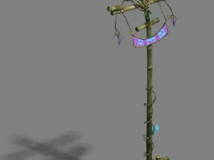 xinshoucun - flagpole 3D Model