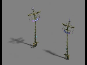 xinshoucun - flagpole 3D Model