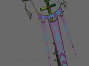 xinshoucun - flagpole 3D Model