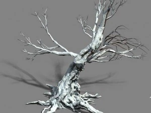 snow - dead tree 1 3D Model