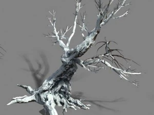 snow - dead tree 1 3D Model