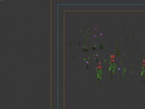 wild plants - flowers 01 3D Модель