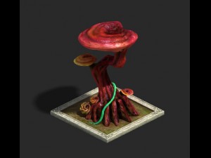 plant growth process - dongtian ganoderma lucidum 3D Model