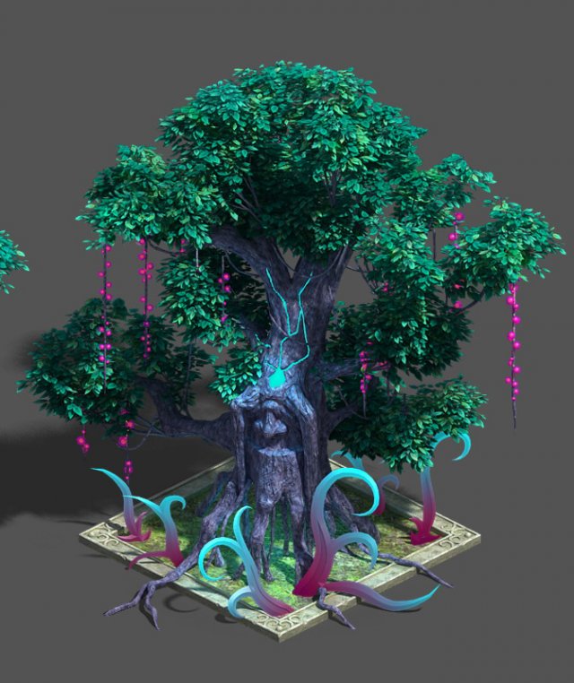 plant growth process - days of mulberry tree Modèle 3D .c4d .max .obj .3ds .fbx .stl .blend 