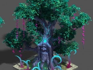 plant growth process - days of mulberry tree 3D Модель