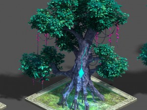 plant growth process - days of mulberry tree Modèle 3D