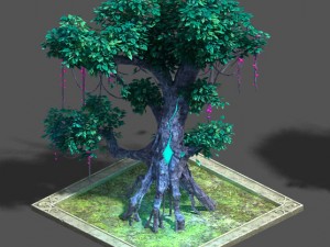plant growth process - days of mulberry tree Modèle 3D