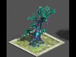 plant growth process - days of mulberry tree Modèle 3D