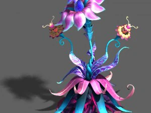 식물의 성장 과정 - 편백나무를 보세요 3D 모델